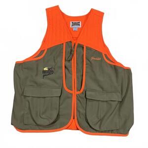 Gamehide Mens Orange/Tan Hunting Vest Pheasants Forever Size Large